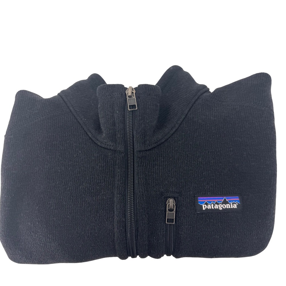 Patagonia Better Sweater Vest Mens Large Black Full Zip Fleece 25882 Outdoor - Picture 9 of 11